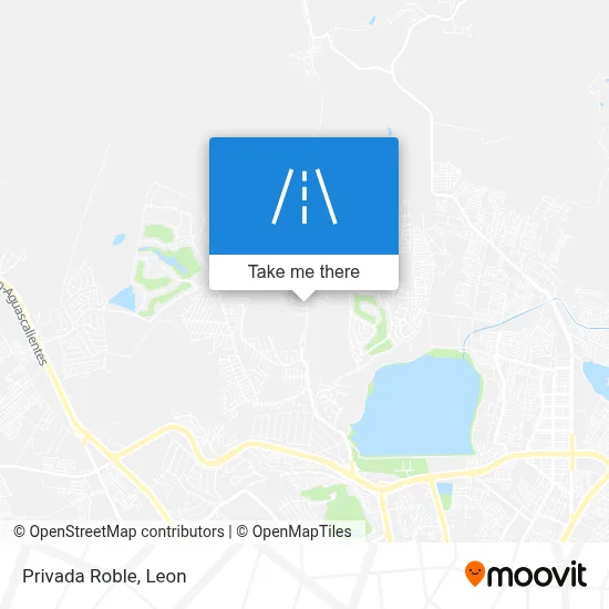 Privada Roble map