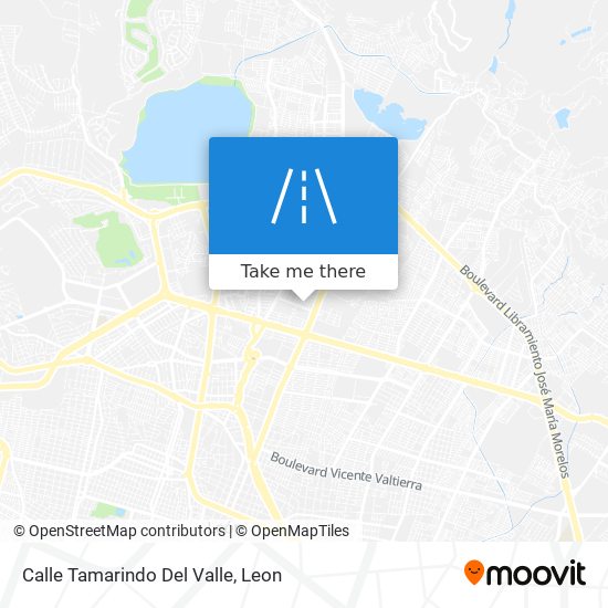 Mapa de Calle Tamarindo Del Valle