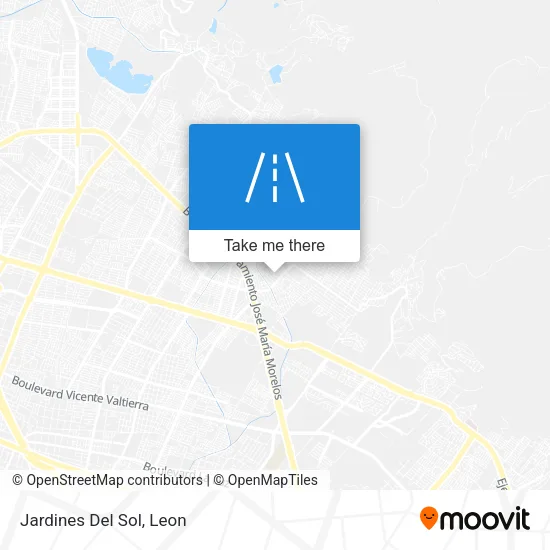 Jardines Del Sol map