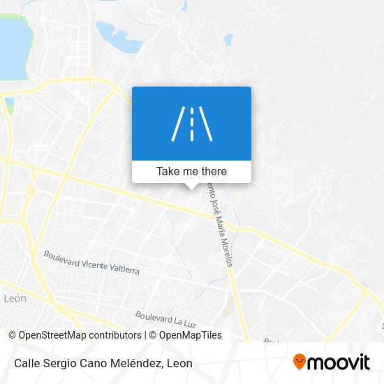 Mapa de Calle Sergio Cano Meléndez