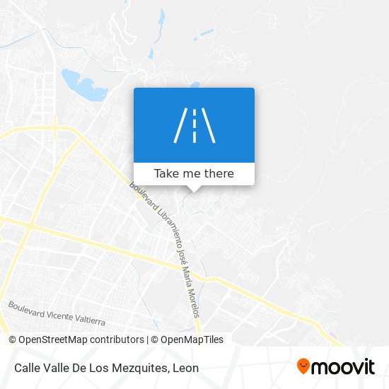 Mapa de Calle Valle De Los Mezquites