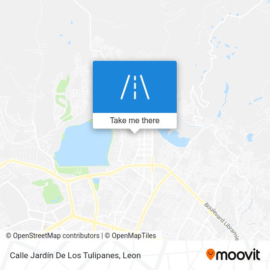 Mapa de Calle Jardín De Los Tulipanes