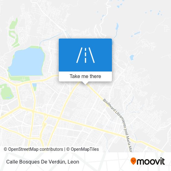 Mapa de Calle Bosques De Verdún