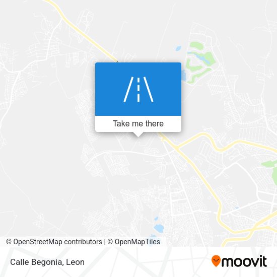 Mapa de Calle Begonia