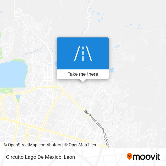 Circuito Lago De México map