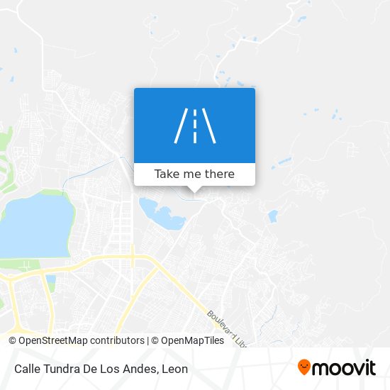 Mapa de Calle Tundra De Los Andes