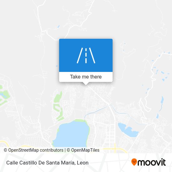 Mapa de Calle Castillo De Santa María