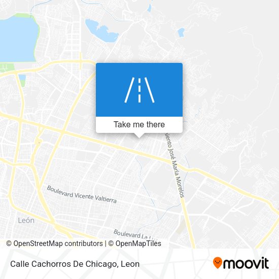 Calle Cachorros De Chicago map