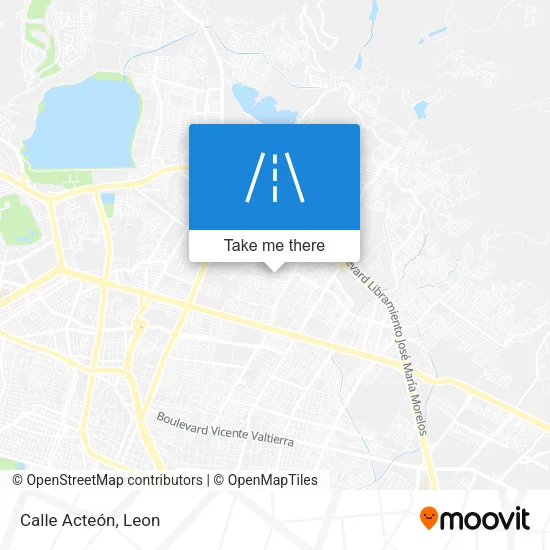 Calle Acteón map
