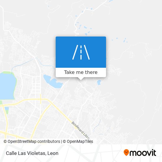 Mapa de Calle Las Violetas