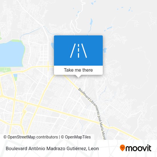Boulevard Antônio Madrazo Gutiérrez map