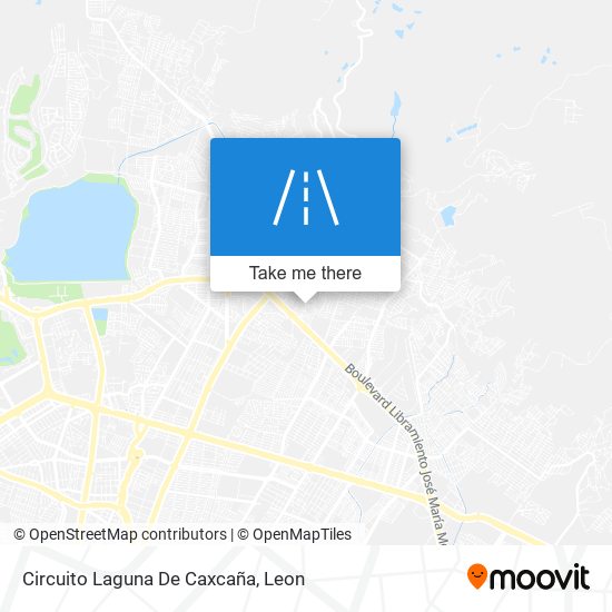 Circuito Laguna De Caxcaña map