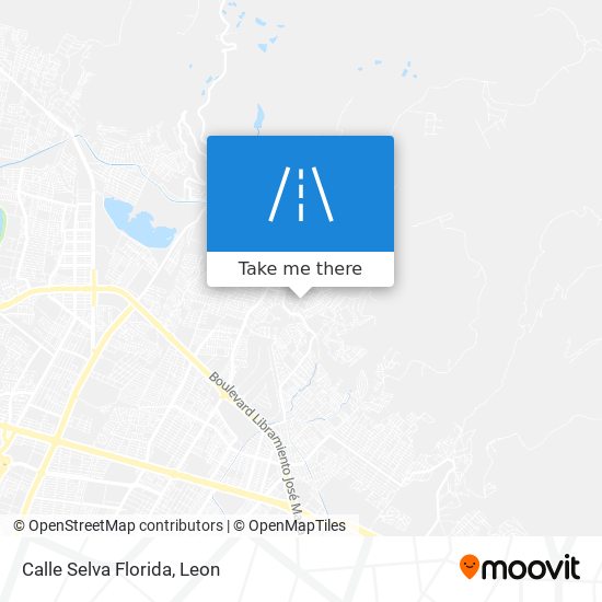 Mapa de Calle Selva Florida