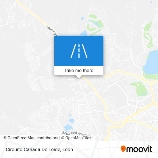 Circuito Cañada De Teide map