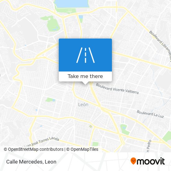 Calle Mercedes map