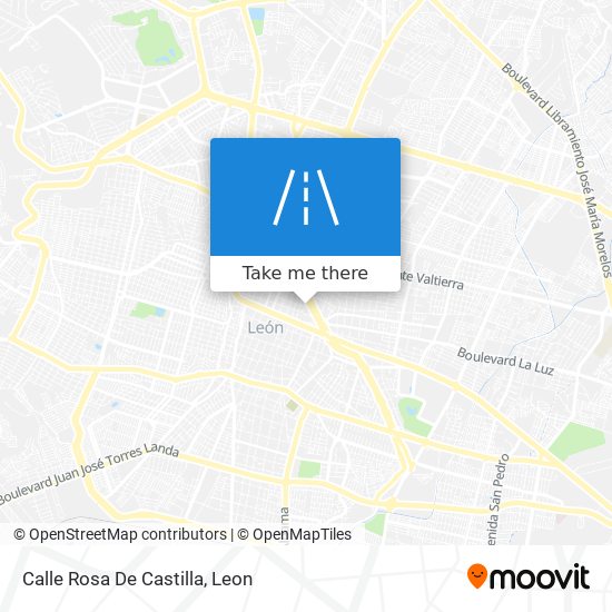 Mapa de Calle Rosa De Castilla