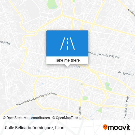 Calle Belisario Domínguez map