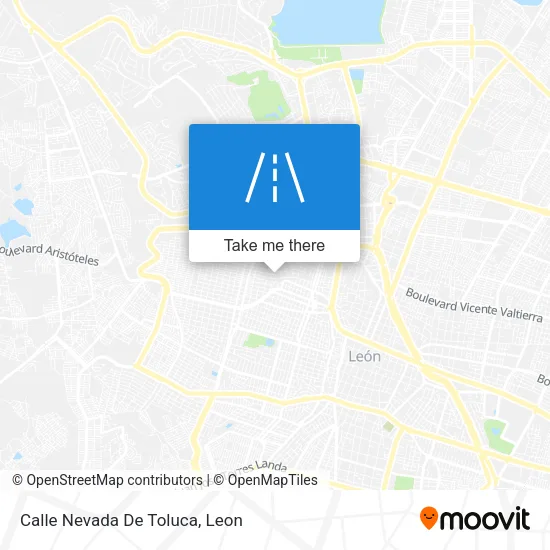 Calle Nevada De Toluca map