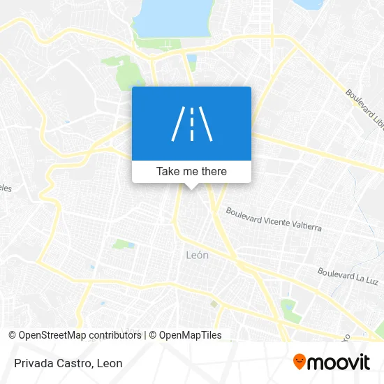 Privada Castro map