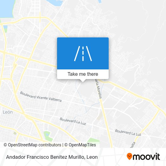 Andador Francisco Benítez Murillo map