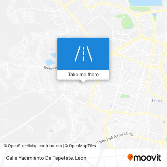 Mapa de Calle Yacimiento De Tepetate