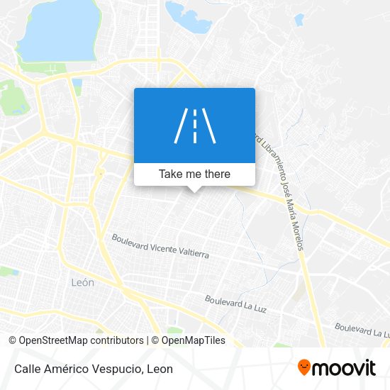 Calle Américo Vespucio map
