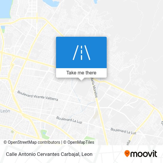 Calle Antonio Cervantes Carbajal map