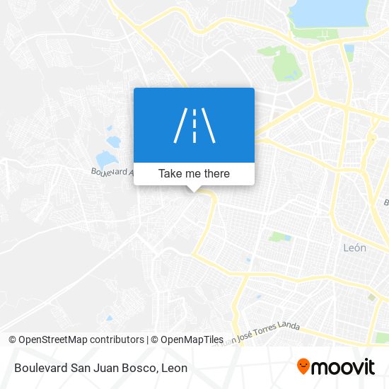 Boulevard San Juan Bosco map