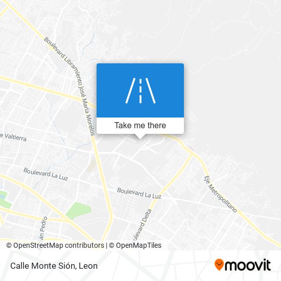 Mapa de Calle Monte Sión