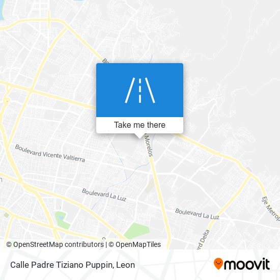 Mapa de Calle Padre Tiziano Puppin