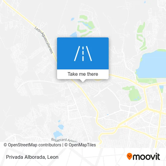 Privada Alborada map