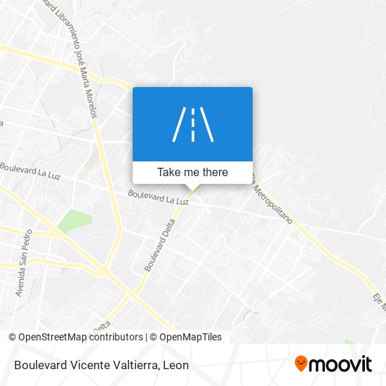 Mapa de Boulevard Vicente Valtierra