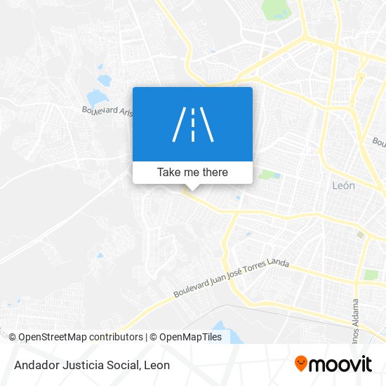 Andador Justicia Social map