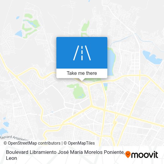 Mapa de Boulevard Libramiento José María Morelos Poniente