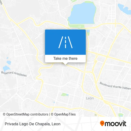 Privada Lago De Chapala map