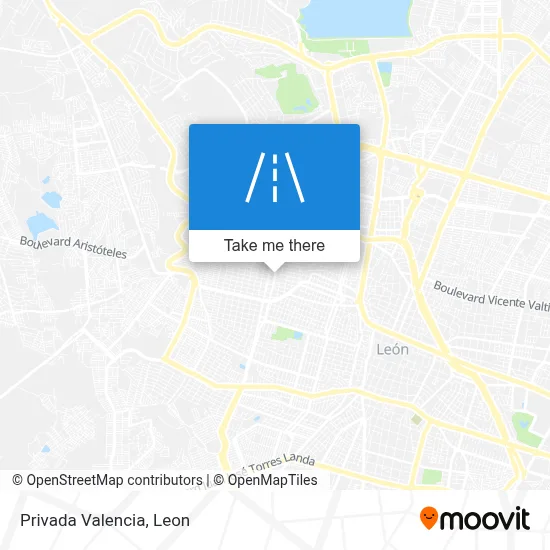 Privada Valencia map