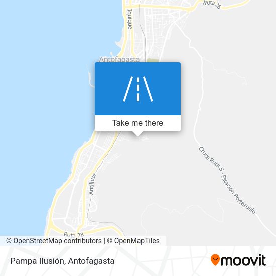 Mapa de Pampa Ilusión