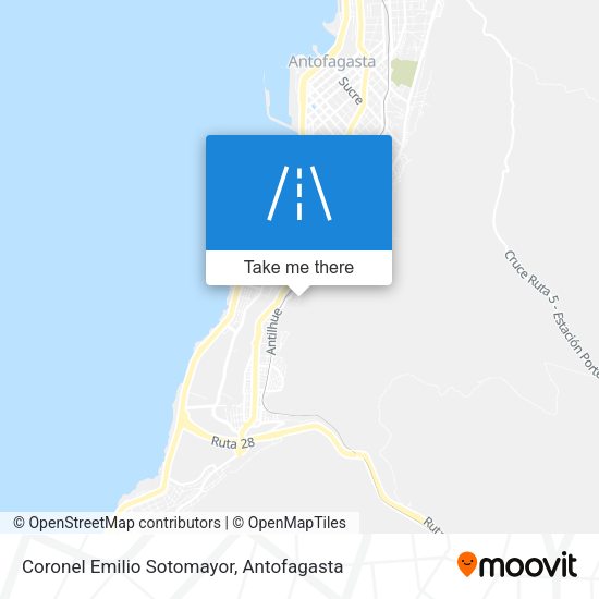 Coronel Emilio Sotomayor map