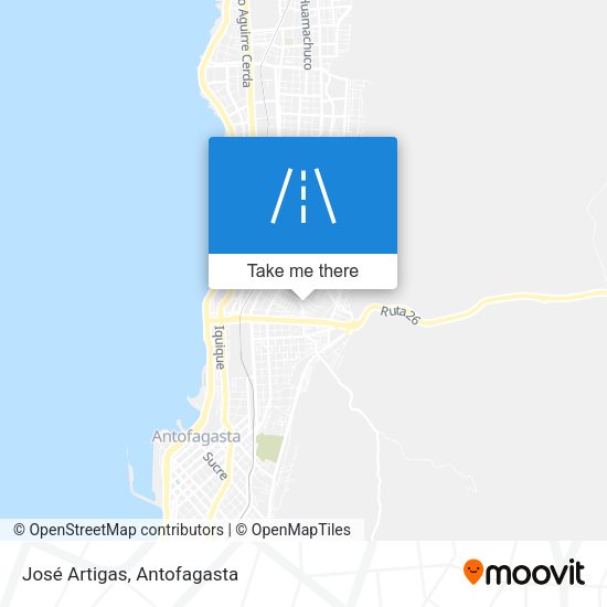 José Artigas map