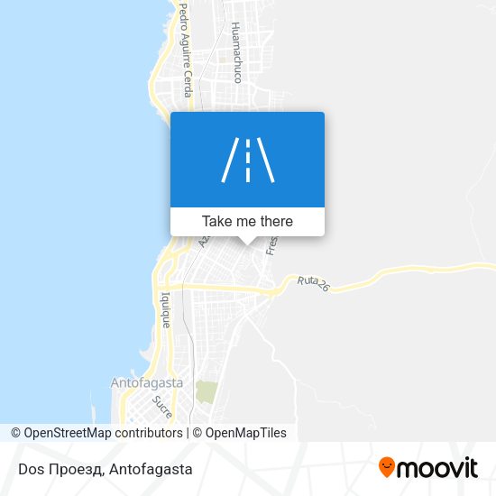 Mapa de Dos Проезд