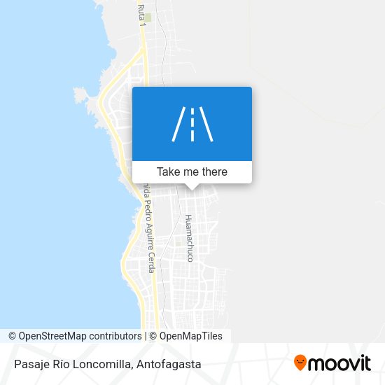 Mapa de Pasaje Río Loncomilla