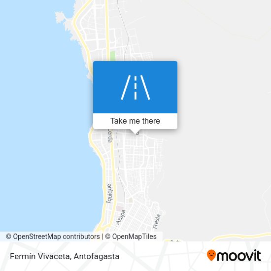 Mapa de Fermín Vivaceta