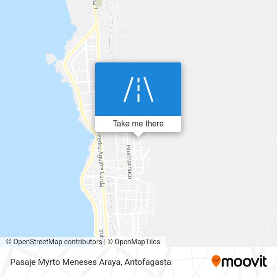 Mapa de Pasaje Myrto Meneses Araya