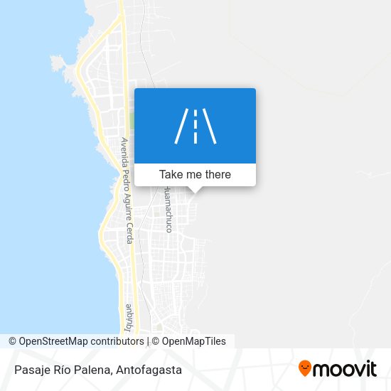 Mapa de Pasaje Río Palena
