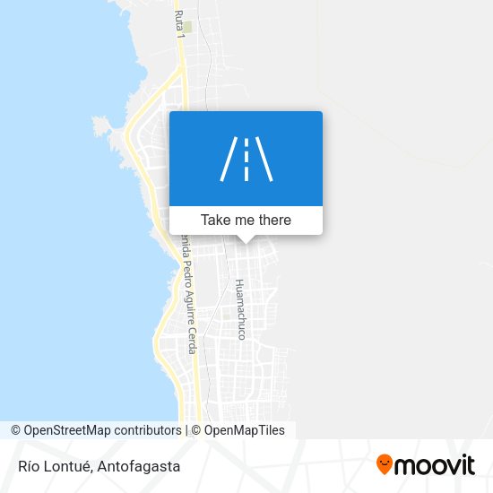 Río Lontué map