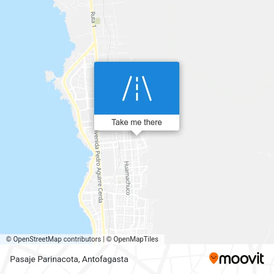 Mapa de Pasaje Parinacota