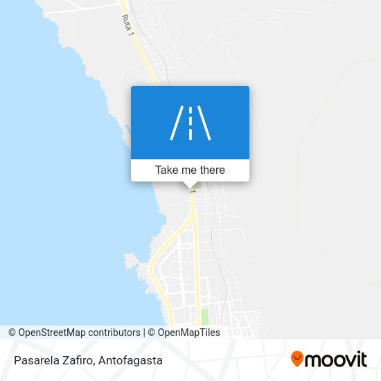 Mapa de Pasarela Zafiro