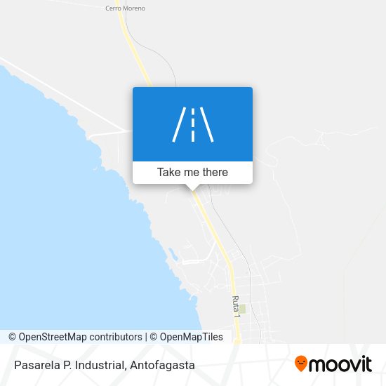 Pasarela P. Industrial map