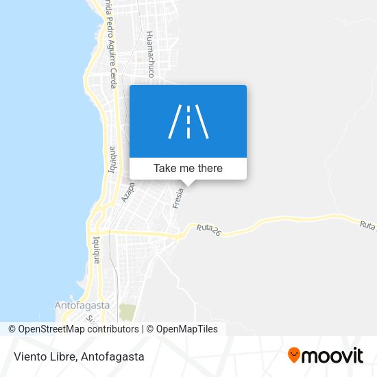 Mapa de Viento Libre