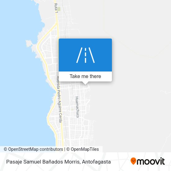 Mapa de Pasaje Samuel Bañados Morris